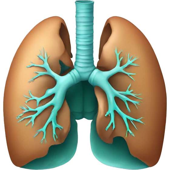 Damaged respiratory organs emoji