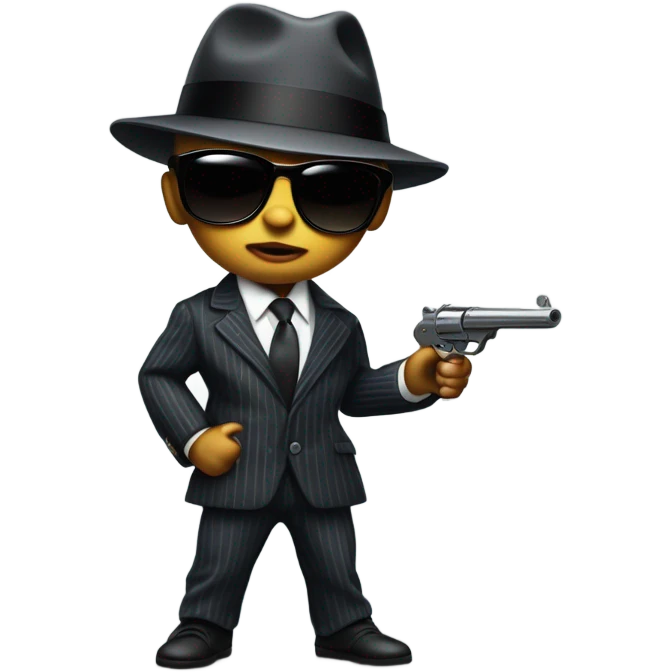 Gangster baby emoji