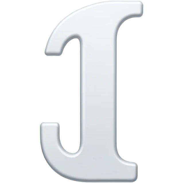 White number one emoji