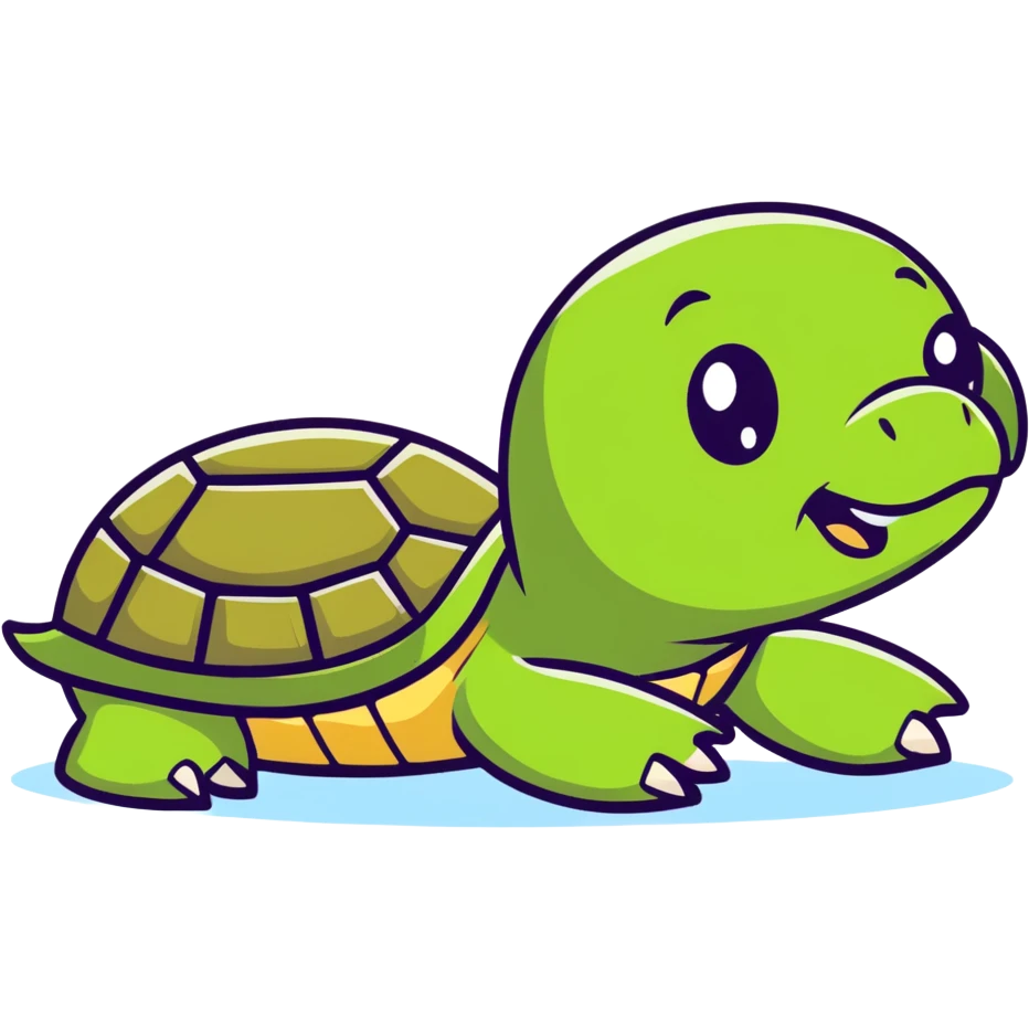 Confused Turtle ￼ emoji