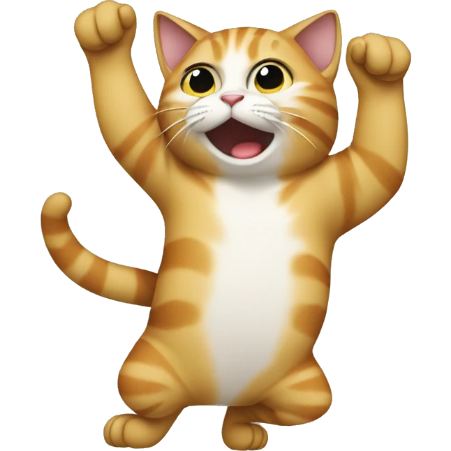 cat dabbing emoji