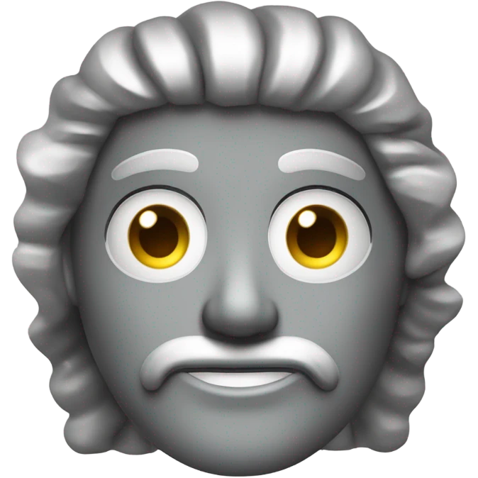metaliczny półksiężyc w kolorze fiołkowym emoji