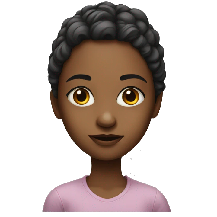 realistic portrait of girl emoji