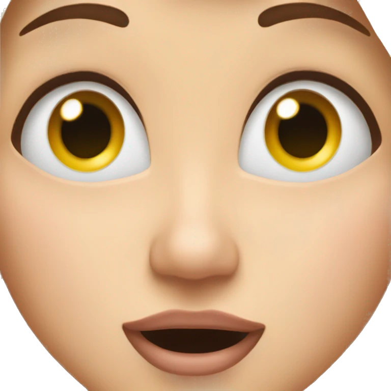 looking in awe at beauty watery eyes and open mouth emoji  emoji