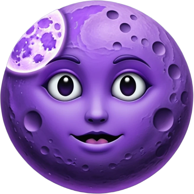 goth moon emoji