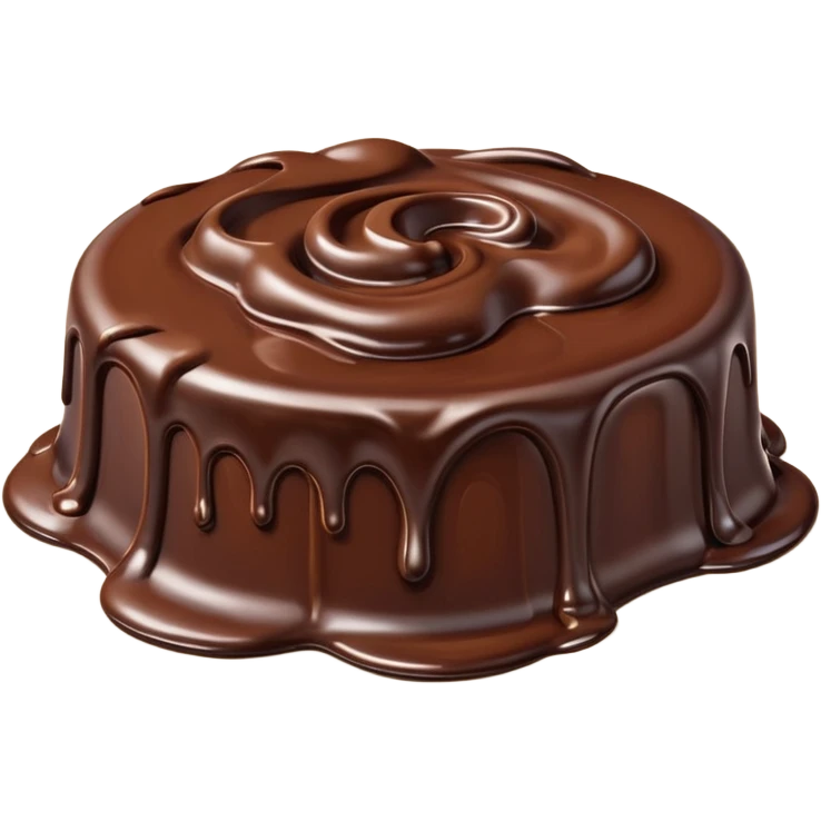  melted chocolate emoji