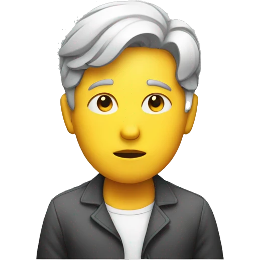 Thinking person emoji