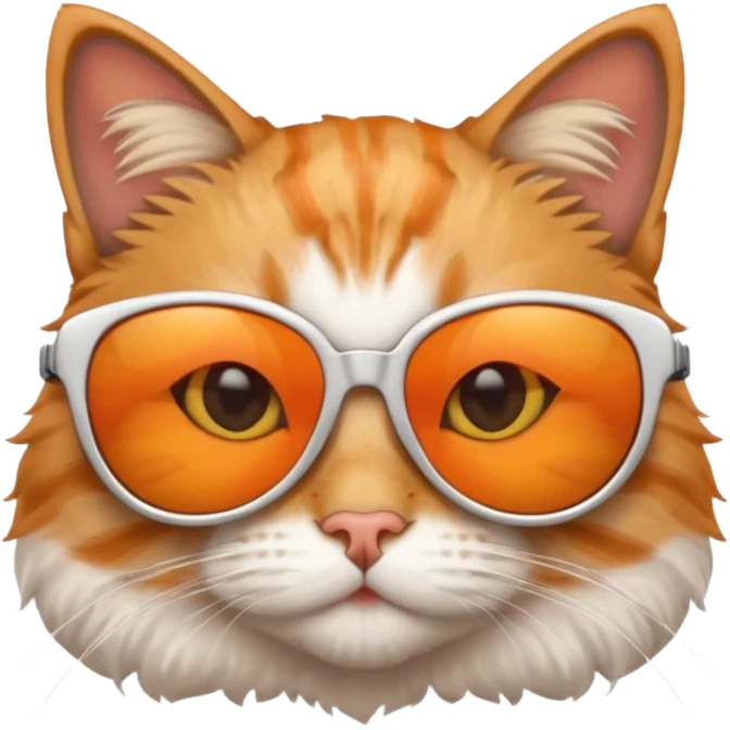 Cat wearing sunglasses emoji