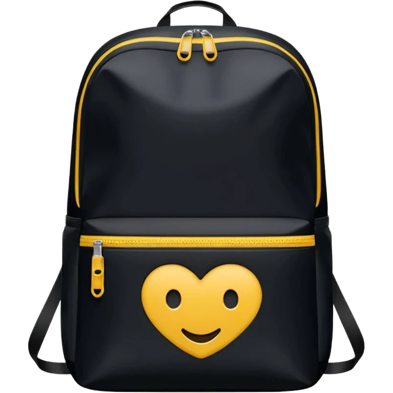 sac a dos de sport noir emoji