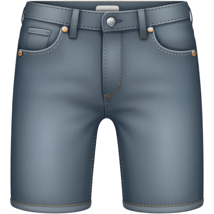 a gray jean without any details just the outline and grey fillled in emoji