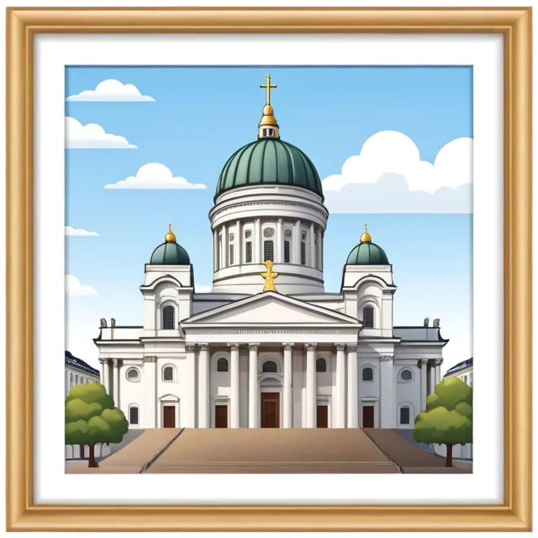 Helsinki cathedral  emoji
