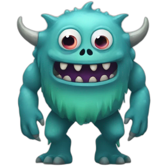 Monstre mignon emoji