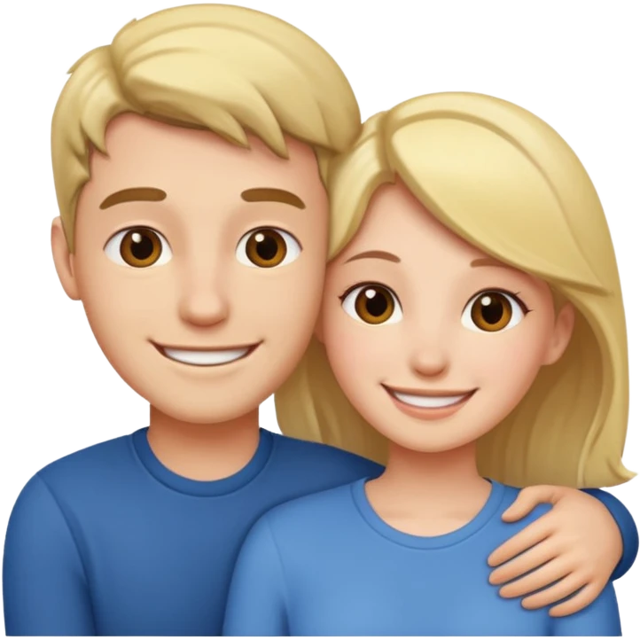 Male and female making love emoji