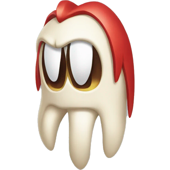 Knuckles character in sonic the hedgehog emoji