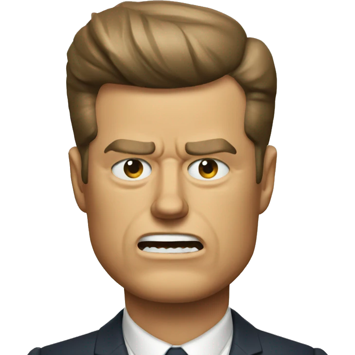 John F. Kennedy angry emoji