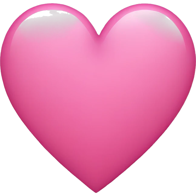 Pink heart emoji