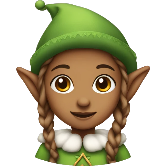 Cute elf girl emoji