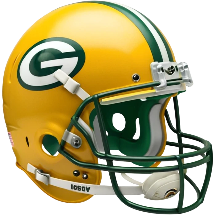Green Bay packers helmet olds hool emoji