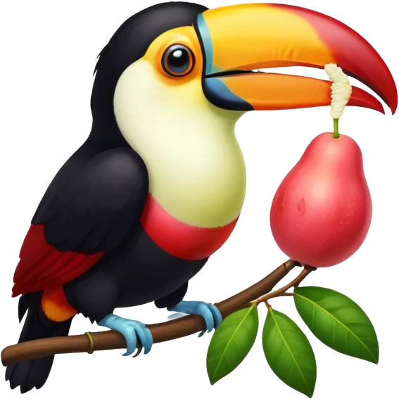 toucan and guava together emoji