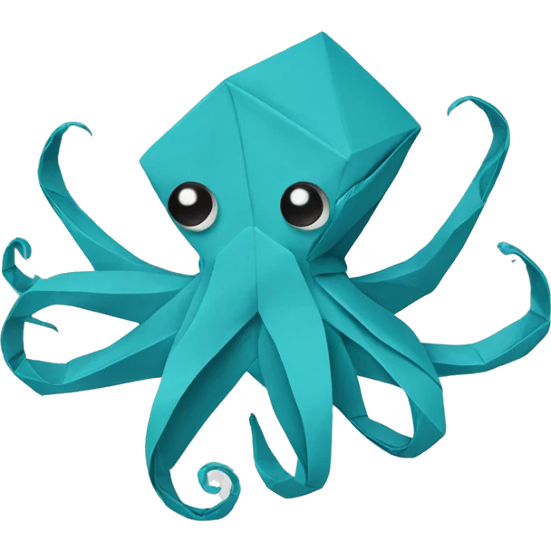 origami octopus emoji