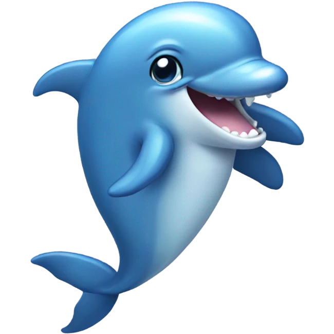 Dancing dolphin emoji