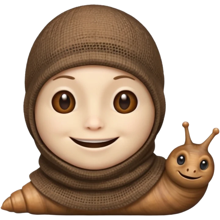 snail in balaclava emoji