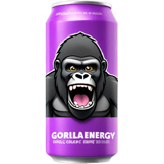 Gorillas grape Energy Drink  emoji