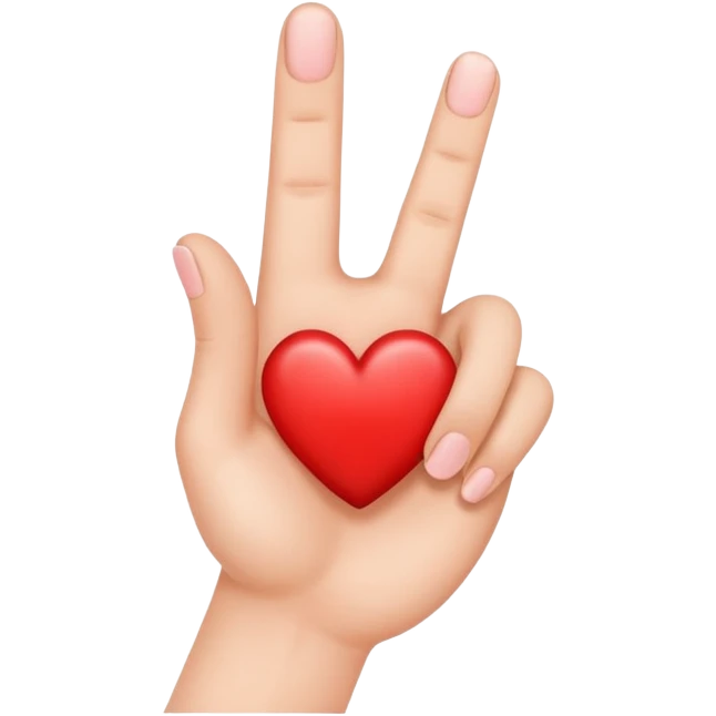 Finger hearts  emoji
