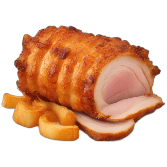 danish roast pork with crackling emoji