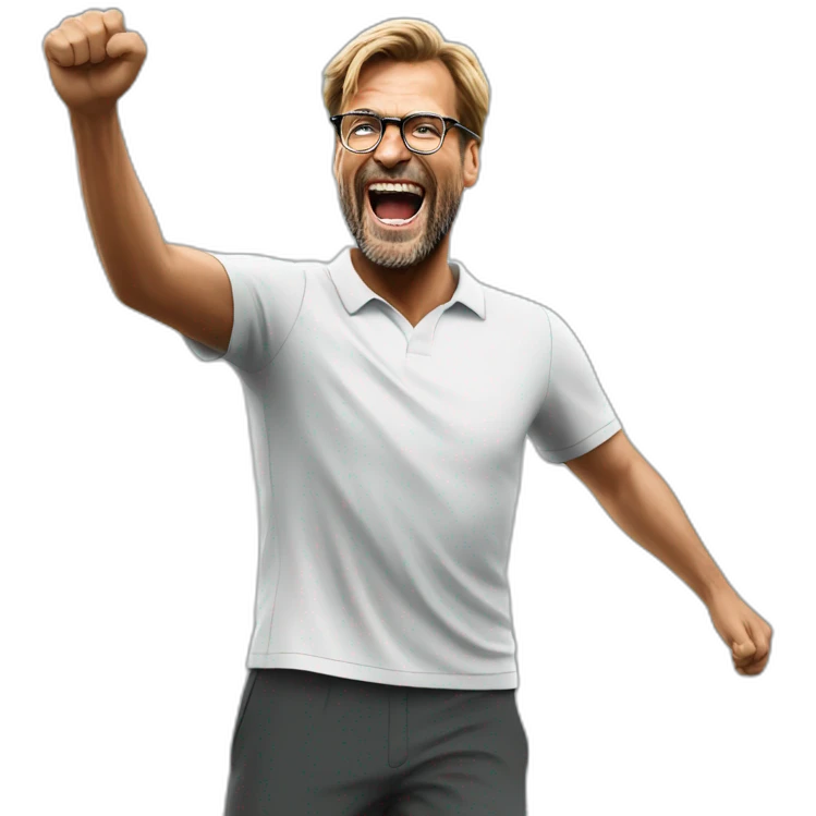 jurgen klopp celebrating emoji