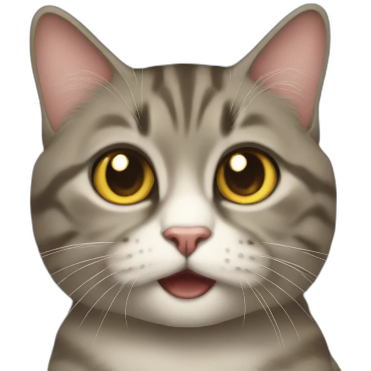 Gape Cat emoji