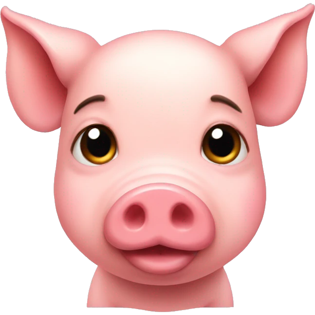 Cute pig  emoji