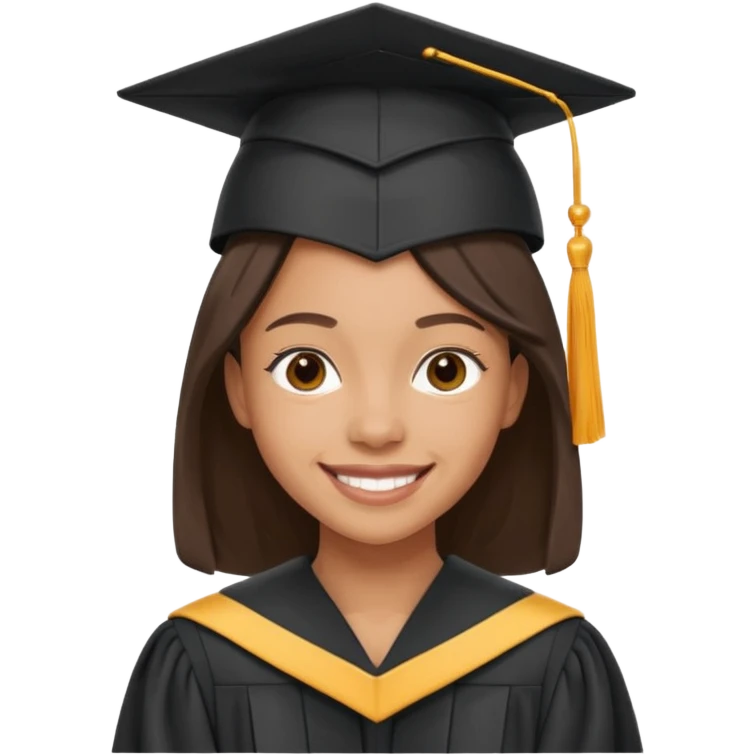 Bird graduate college emoji