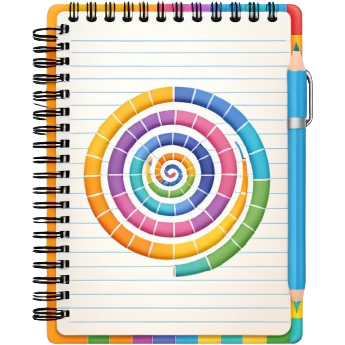 An aesthetic schoo notebook emoji