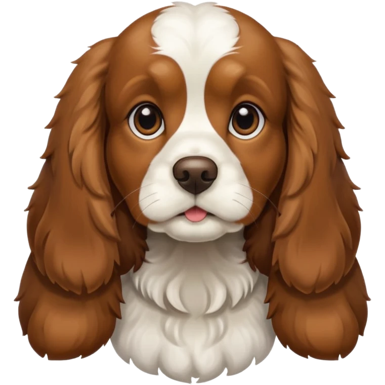 A Cocker Spaniel dog emoji