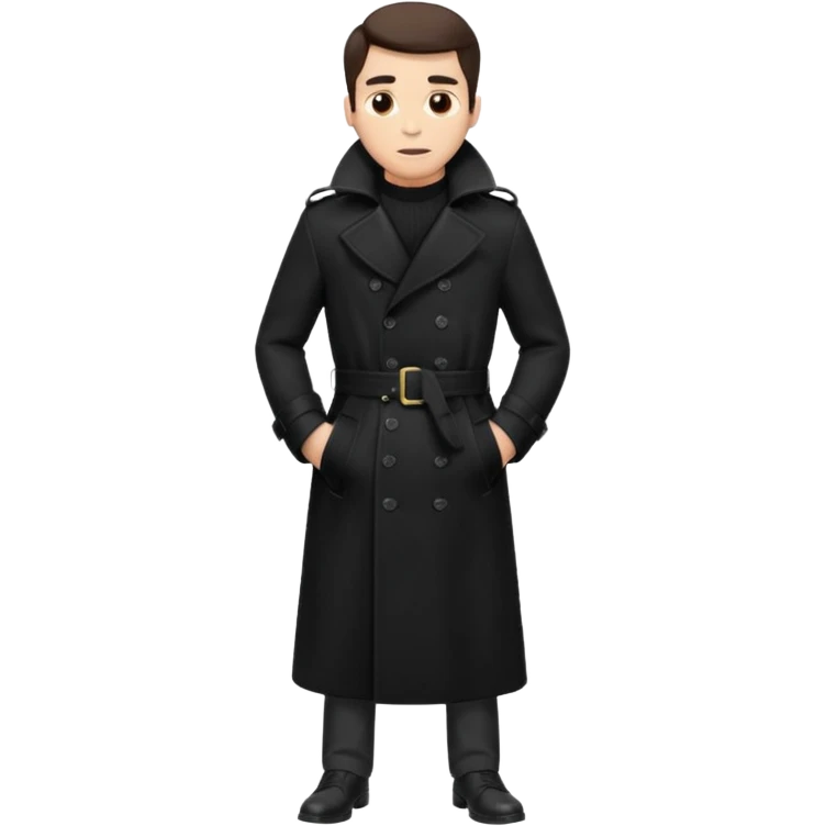 outerwear coat men trenchcoat emoji