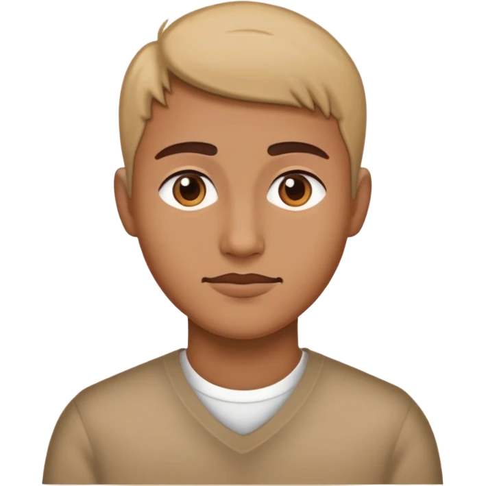 a person alone far away from a group emoji