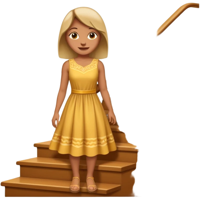 woman on stair emoji