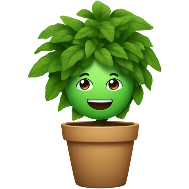 Yanni as a pot ￼ emoji