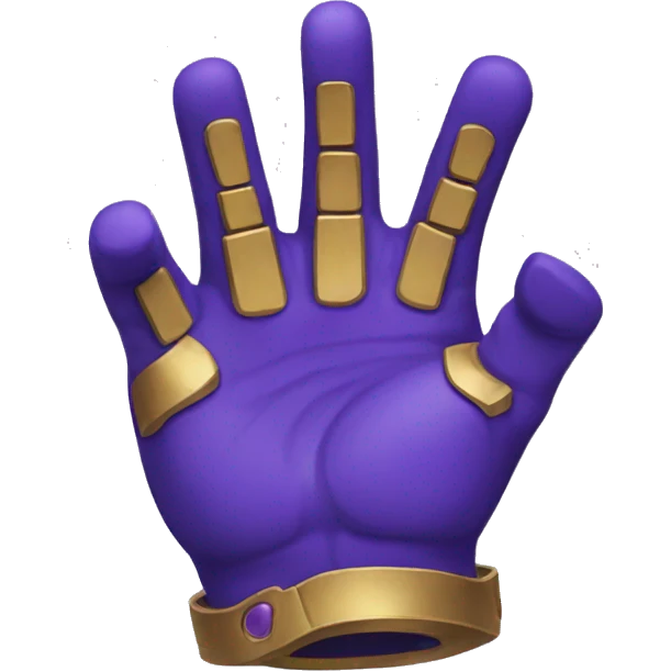 thanos hand emoji