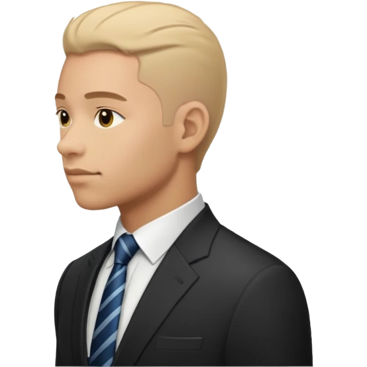 Man in suit side emoji
