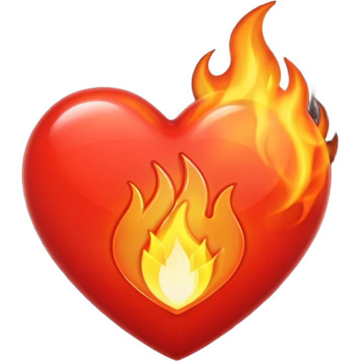 🖤+❤️‍🔥 emoji