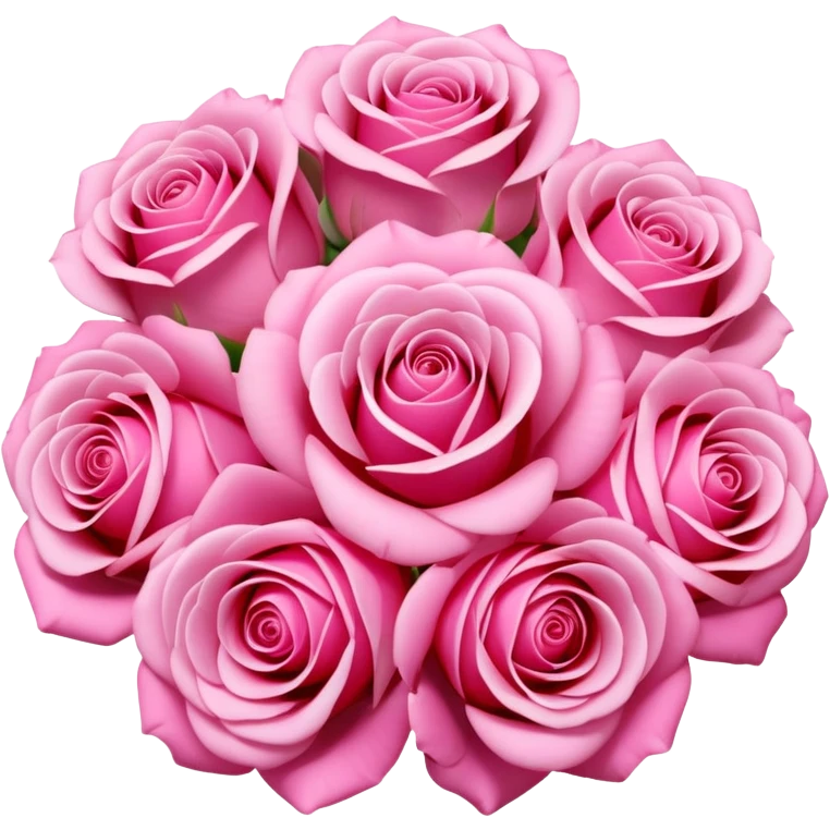 pink rose bouquet emoji
