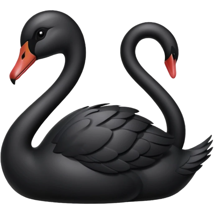 emoji blach swan copier emoji