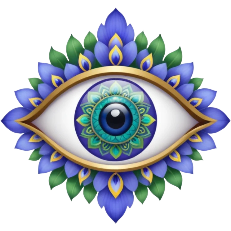 Eye with mandala emoji