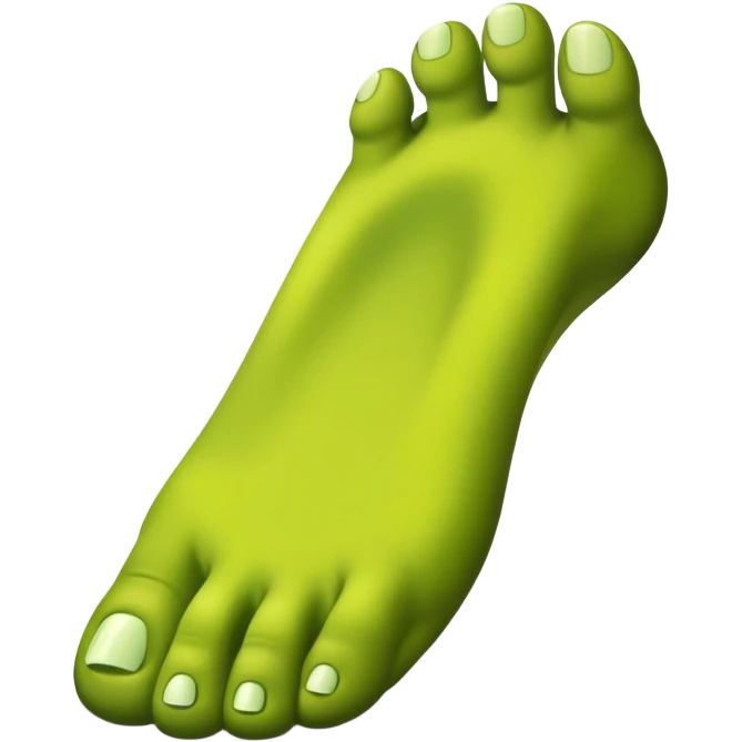 Shrek toes emoji