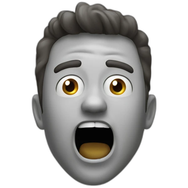 Guy yelling “A Bari si vive bene” emoji