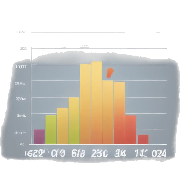 Charts with trends emoji