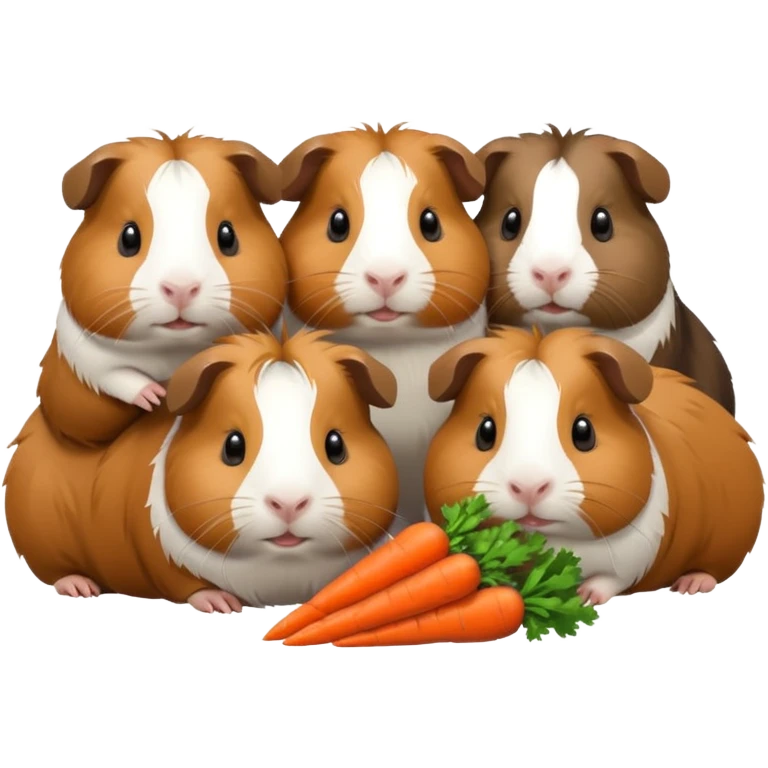 6 guinea pigs  emoji