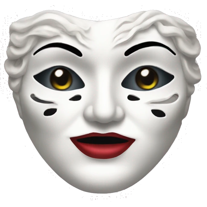 phantom of the opera lady mask emoji